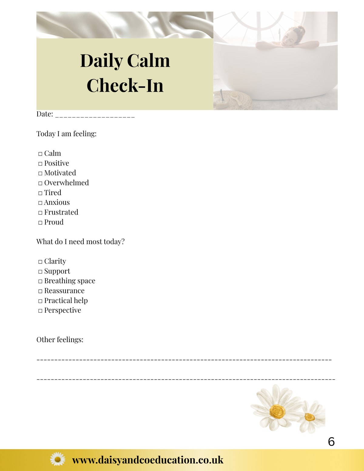 The Calm Early Years Leaders' Journal - Individual Licence