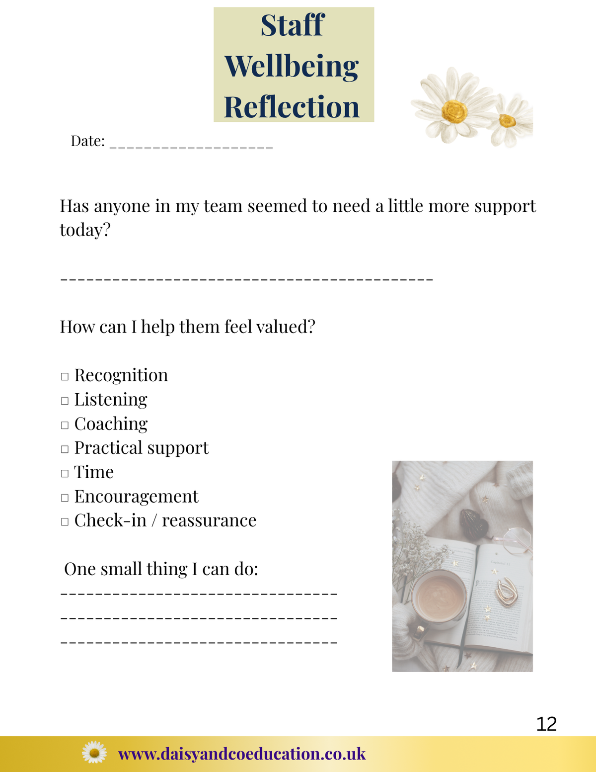 The Calm Early Years Leaders' Journal - Individual Licence